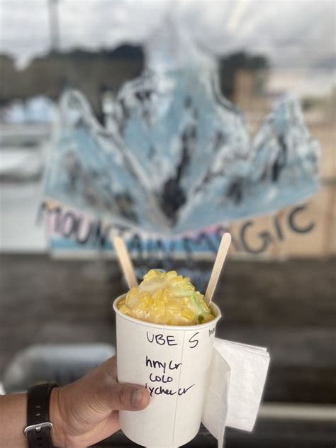 Mountain Magic Shave Ice: A Cool and Creamy Delight